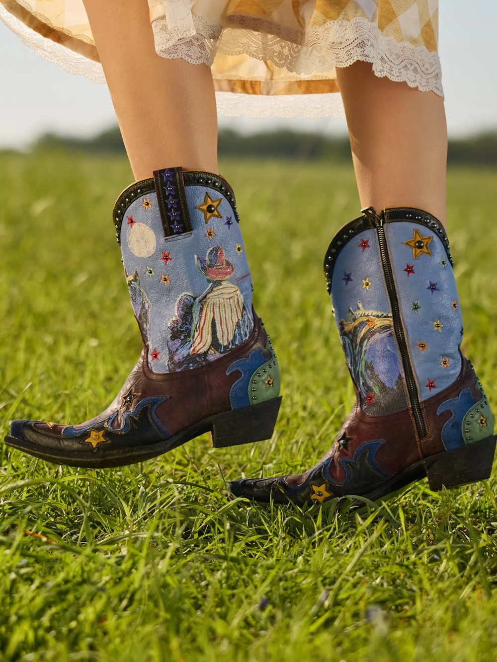 NWT DOUBLE D RANCH Ranch Romance (7) Western Boot RARE!!! DDL1049-1